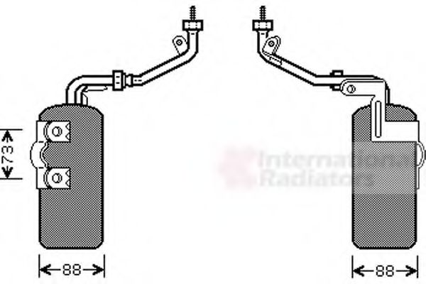 Imagine uscator,aer conditionat VAN WEZEL 1800D466