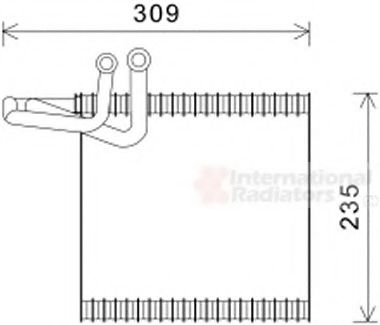 Imagine evaporator,aer conditionat VAN WEZEL 1800V493