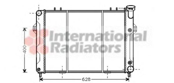 Imagine Radiator, racire motor VAN WEZEL 21002007