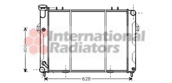 Imagine Radiator, racire motor VAN WEZEL 21002008