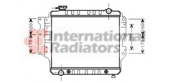 Imagine Radiator, racire motor VAN WEZEL 21002022