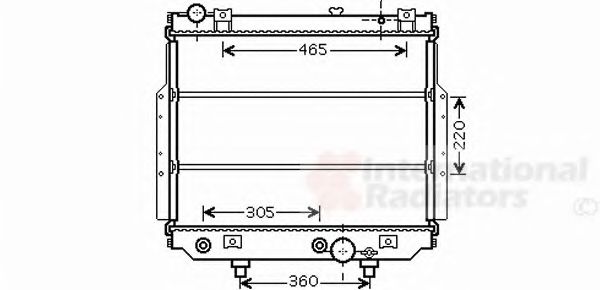 Imagine Radiator, racire motor VAN WEZEL 21002038