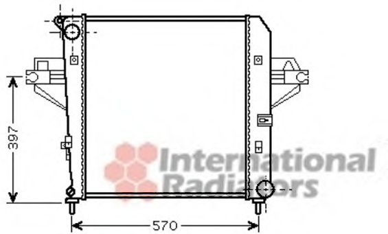 Imagine Radiator, racire motor VAN WEZEL 21002046