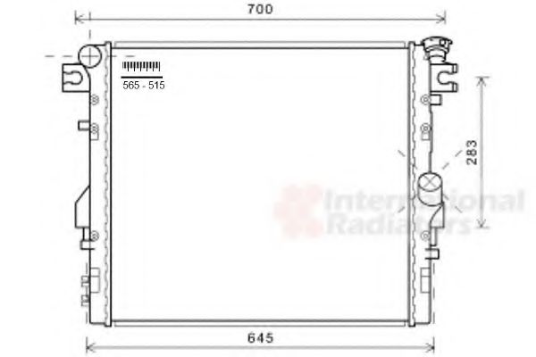 Imagine Radiator, racire motor VAN WEZEL 21002052