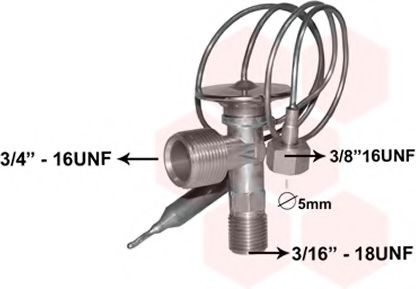 Supapa expansiune, clima VAN WEZEL 25001271