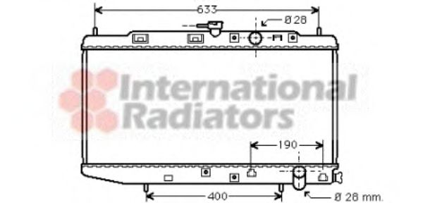 Imagine Radiator, racire motor VAN WEZEL 25002044