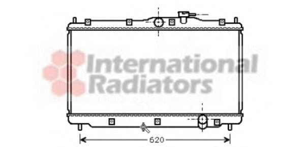 Imagine Radiator, racire motor VAN WEZEL 25002078