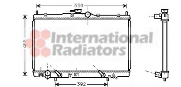 Imagine Radiator, racire motor VAN WEZEL 25002100