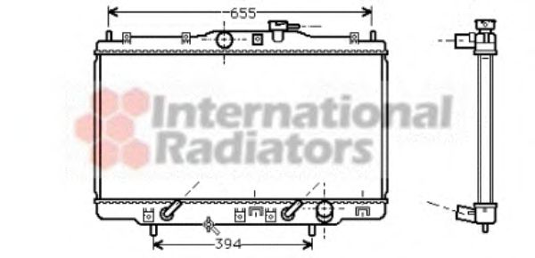 Imagine Radiator, racire motor VAN WEZEL 25002102