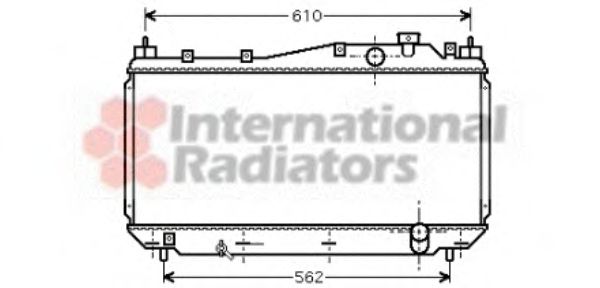 Radiator, racire motor VAN WEZEL 25002113 #1