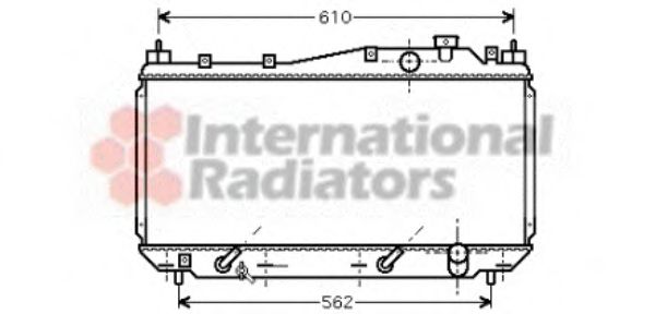 Imagine Radiator, racire motor VAN WEZEL 25002114