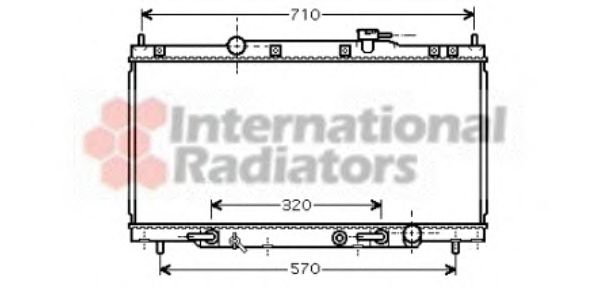 Imagine Radiator, racire motor VAN WEZEL 25002163