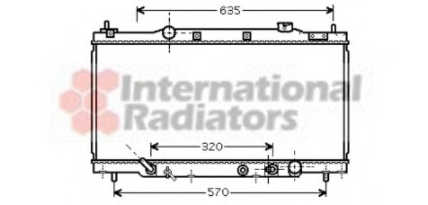 Imagine Radiator, racire motor VAN WEZEL 25002166