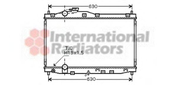 Imagine Radiator, racire motor VAN WEZEL 25002171