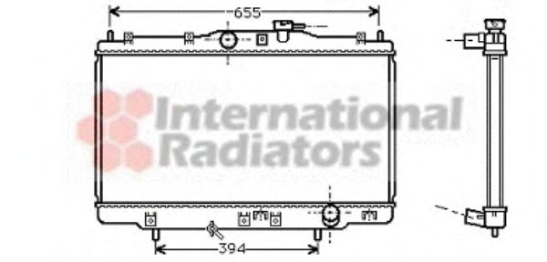 Imagine Radiator, racire motor VAN WEZEL 25002176