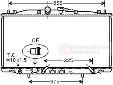 Imagine Radiator, racire motor VAN WEZEL 25002177