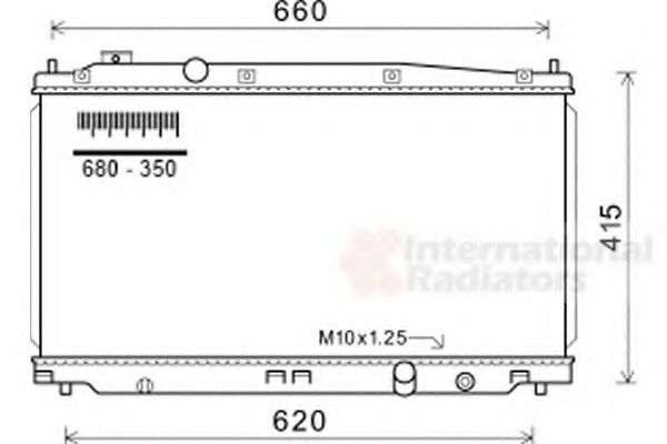 Imagine Radiator, racire motor VAN WEZEL 25002253