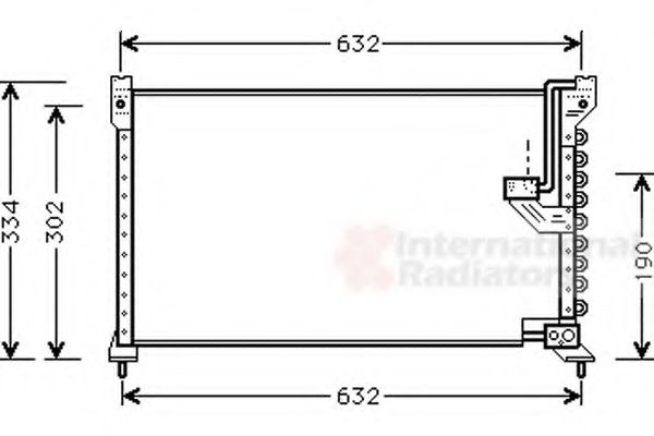 Imagine Condensator, climatizare VAN WEZEL 25005085