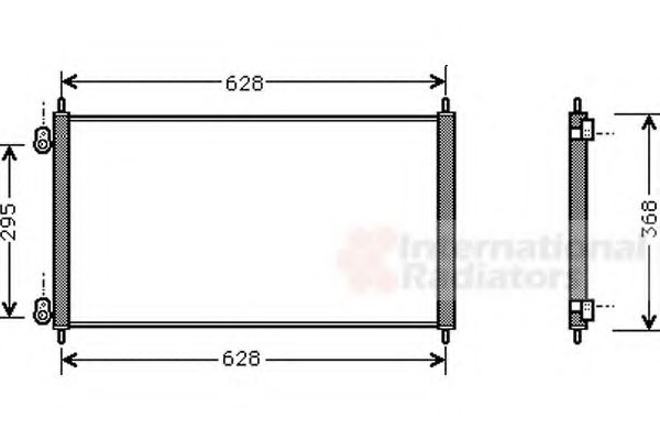 Imagine Condensator, climatizare VAN WEZEL 25005106