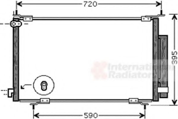 Imagine Condensator, climatizare VAN WEZEL 25005201