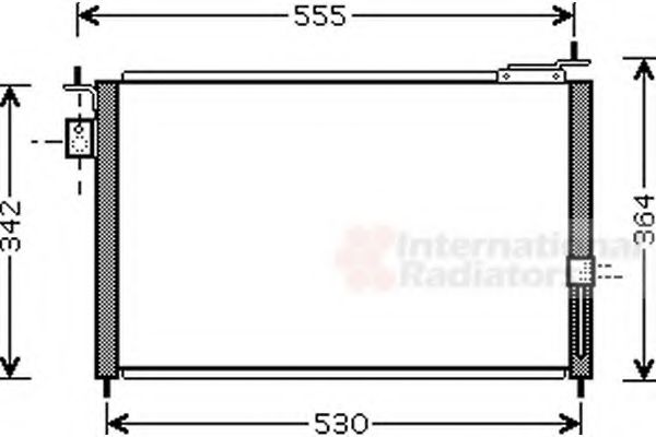 Imagine Condensator, climatizare VAN WEZEL 25005209