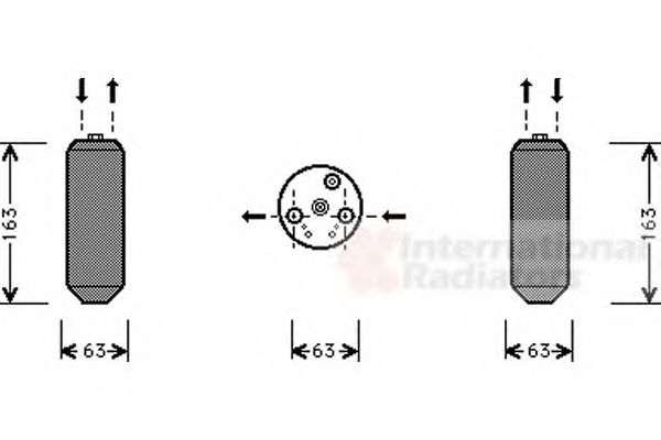 Imagine uscator,aer conditionat VAN WEZEL 2500D103