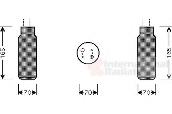 Imagine uscator,aer conditionat VAN WEZEL 2500D115