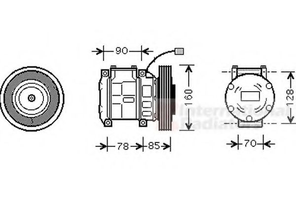 Imagine Compresor, climatizare VAN WEZEL 2500K019