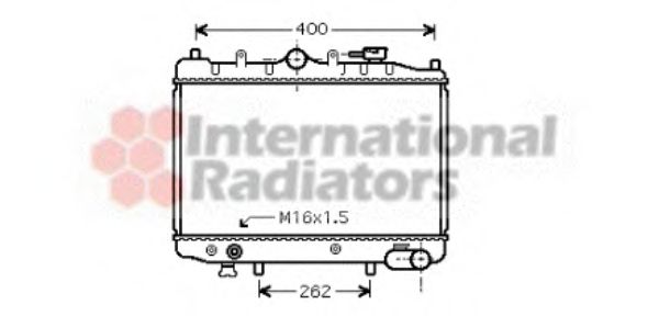 Imagine Radiator, racire motor VAN WEZEL 27002023