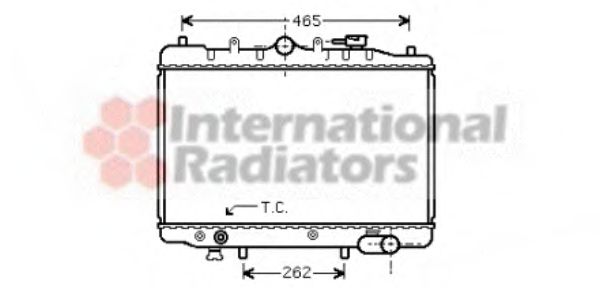 Imagine Radiator, racire motor VAN WEZEL 27002024