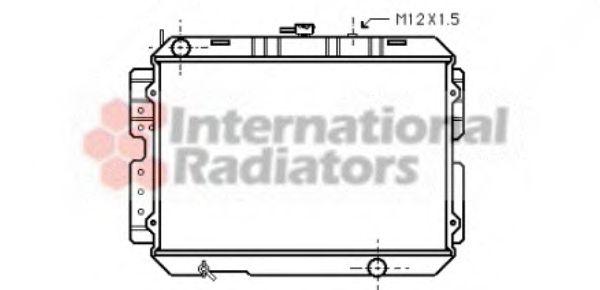 Imagine Radiator, racire motor VAN WEZEL 27002026