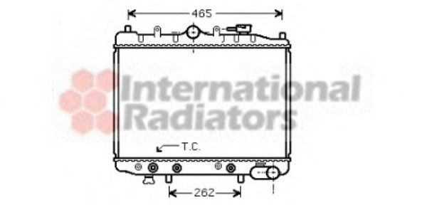 Imagine Radiator, racire motor VAN WEZEL 27002028