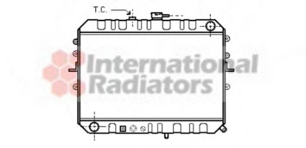 Imagine Radiator, racire motor VAN WEZEL 27002045