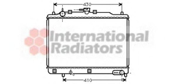 Imagine Radiator, racire motor VAN WEZEL 27002070