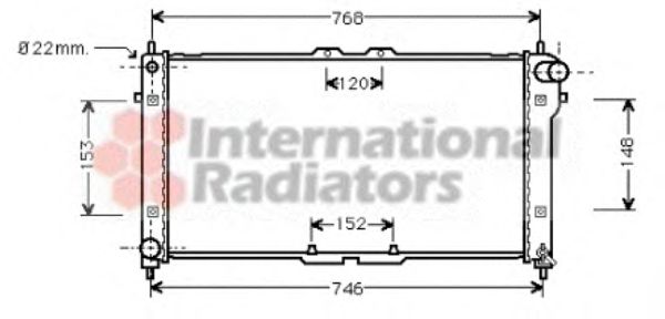 Imagine Radiator, racire motor VAN WEZEL 27002073