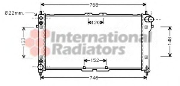 Imagine Radiator, racire motor VAN WEZEL 27002074