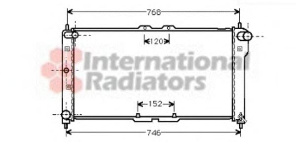 Imagine Radiator, racire motor VAN WEZEL 27002075