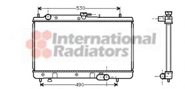 Imagine Radiator, racire motor VAN WEZEL 27002090