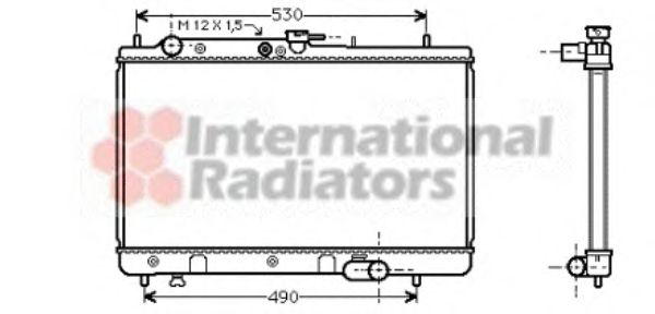 Imagine Radiator, racire motor VAN WEZEL 27002095