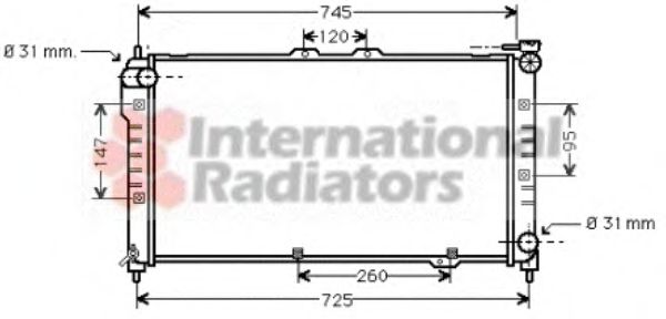 Imagine Radiator, racire motor VAN WEZEL 27002101