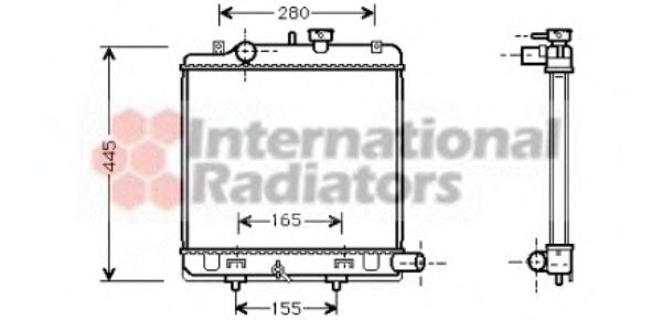 Imagine Radiator, racire motor VAN WEZEL 27002139