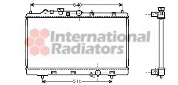 Imagine Radiator, racire motor VAN WEZEL 27002153