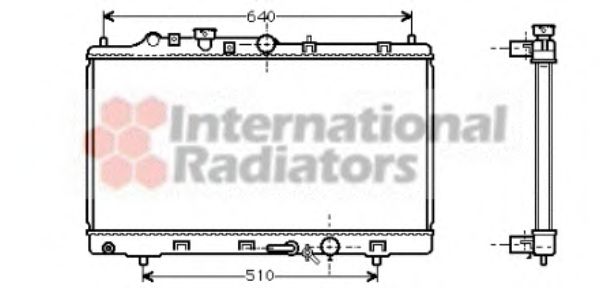 Imagine Radiator, racire motor VAN WEZEL 27002154