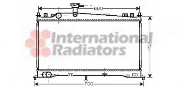 Imagine Radiator, racire motor VAN WEZEL 27002160