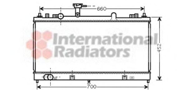 Imagine Radiator, racire motor VAN WEZEL 27002162