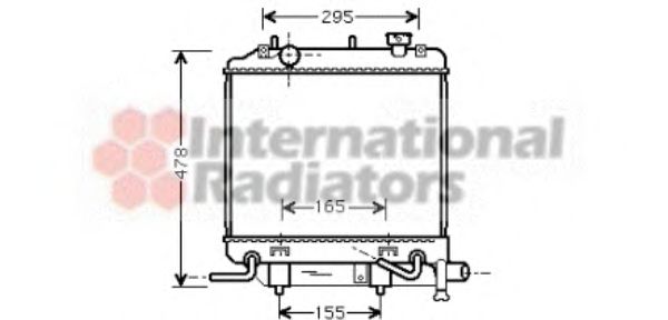 Imagine Radiator, racire motor VAN WEZEL 27002166