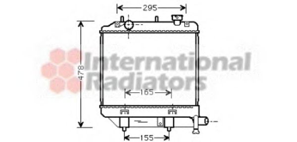 Imagine Radiator, racire motor VAN WEZEL 27002172