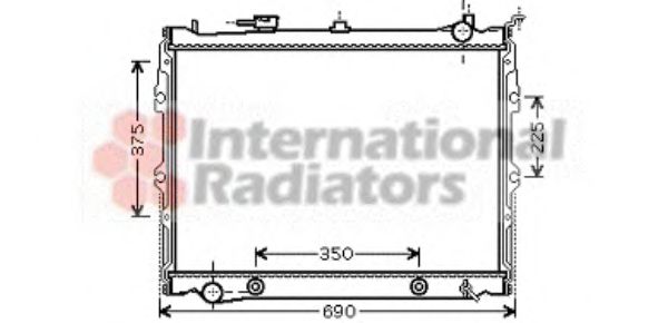 Imagine Radiator, racire motor VAN WEZEL 27002190