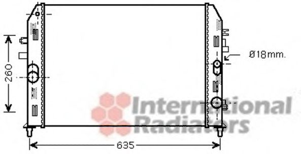 Imagine Radiator, racire motor VAN WEZEL 27002205