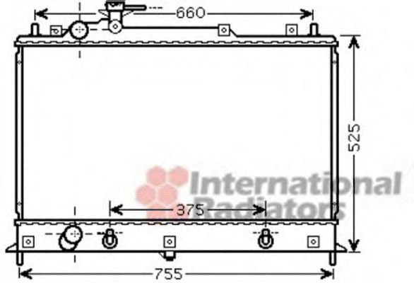 Imagine Radiator, racire motor VAN WEZEL 27002210